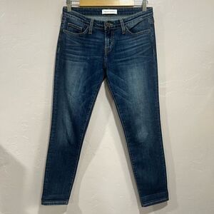 Flying Monkey Jeans Womens 25 Skinny Distress Dark Wash Blue